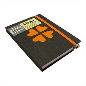 Sổ ghi chép PaperLuxe Clover Notebook A6/120L màu đen